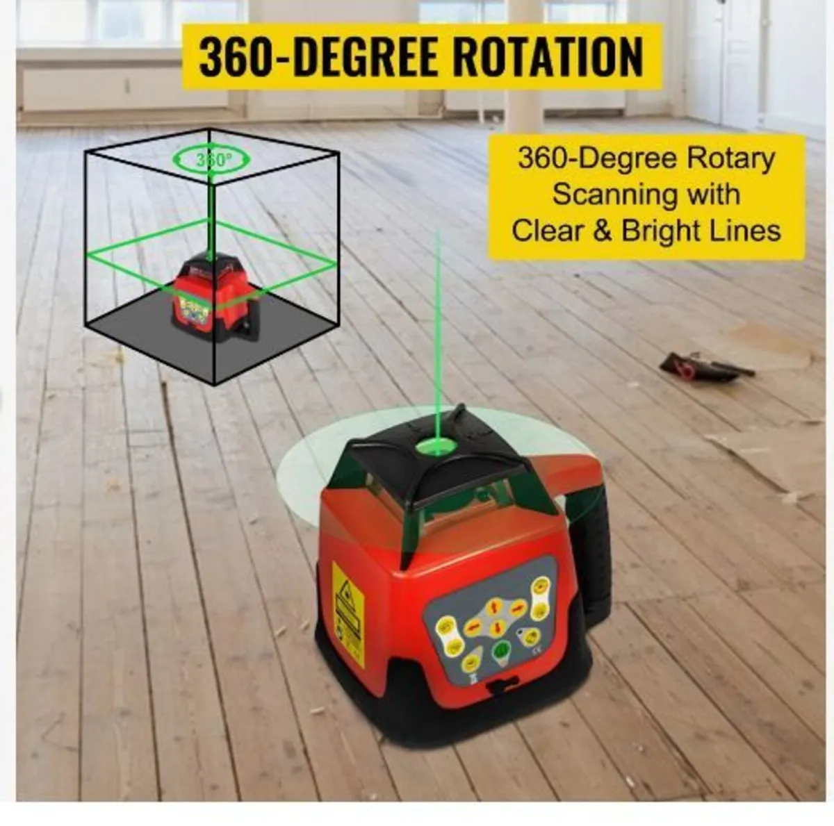 Green Rotary Laser Level Kit - Image 2