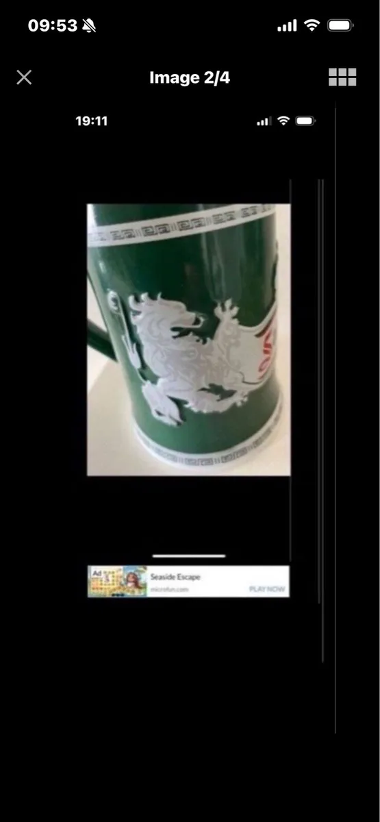 Rare San Miguel Ceramic Tankard - Image 2