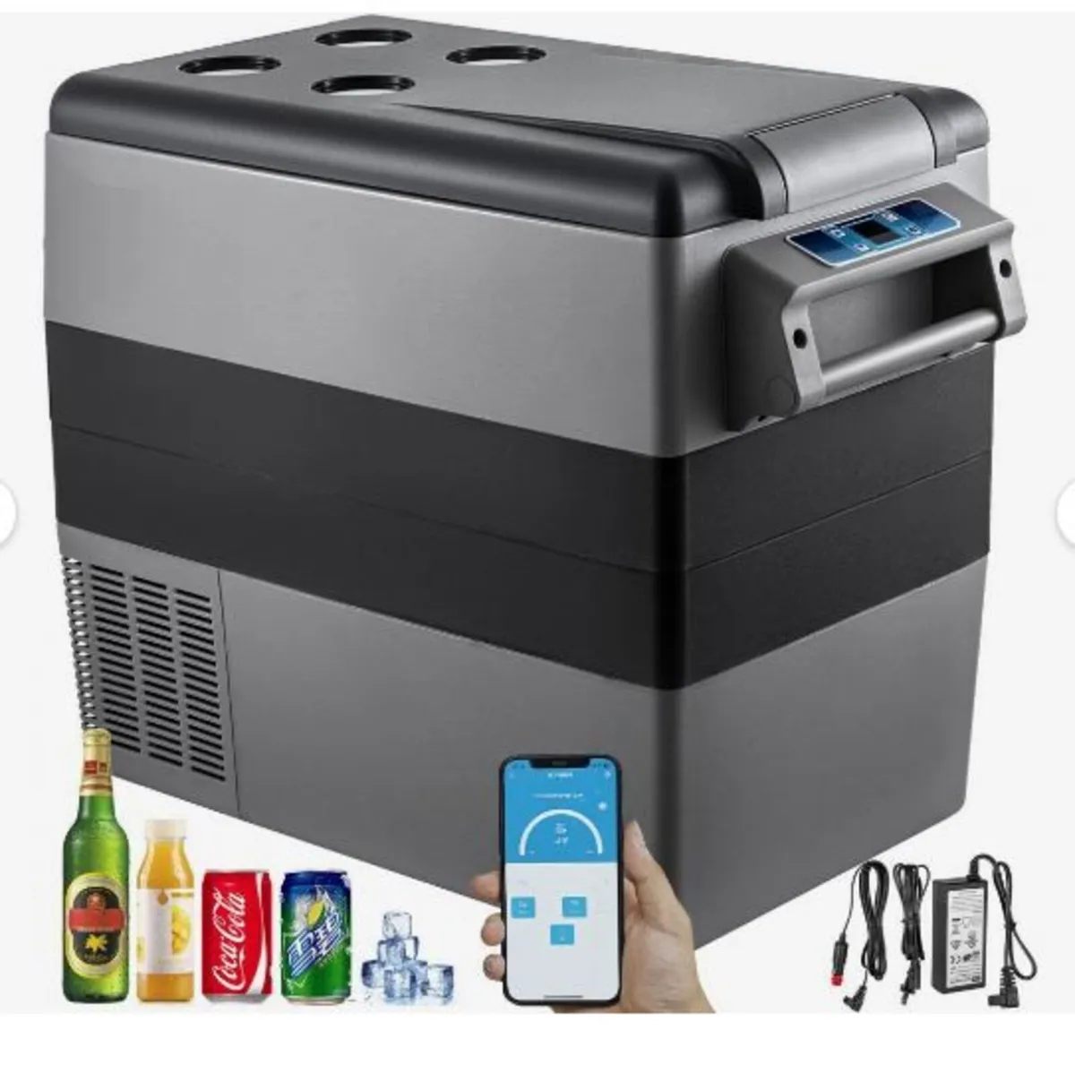 Portable Cool Box 55L Car Fridge 220 V - Image 1