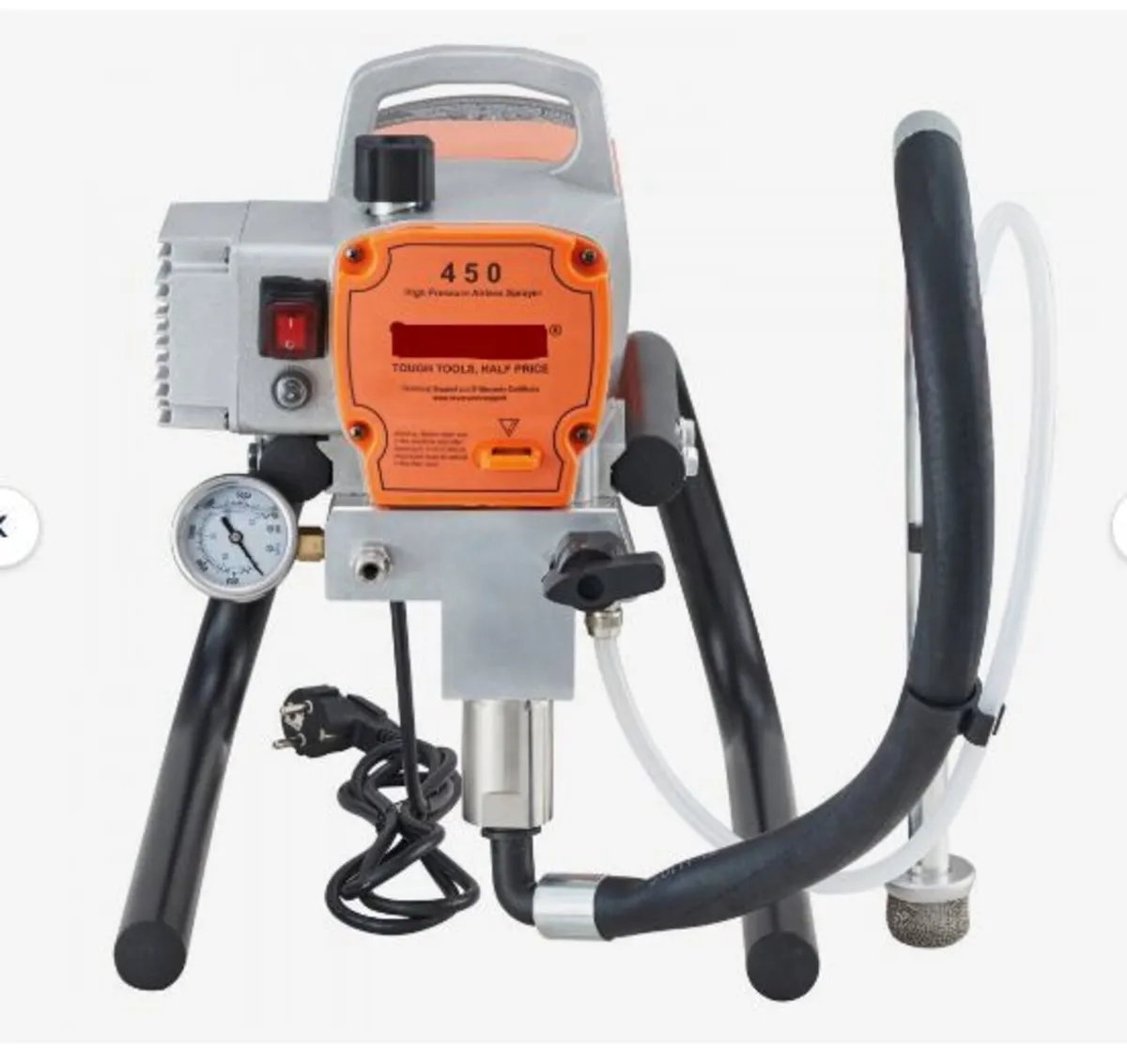 Pro Airless Wall Paint Sprayer, 1800W - Image 4