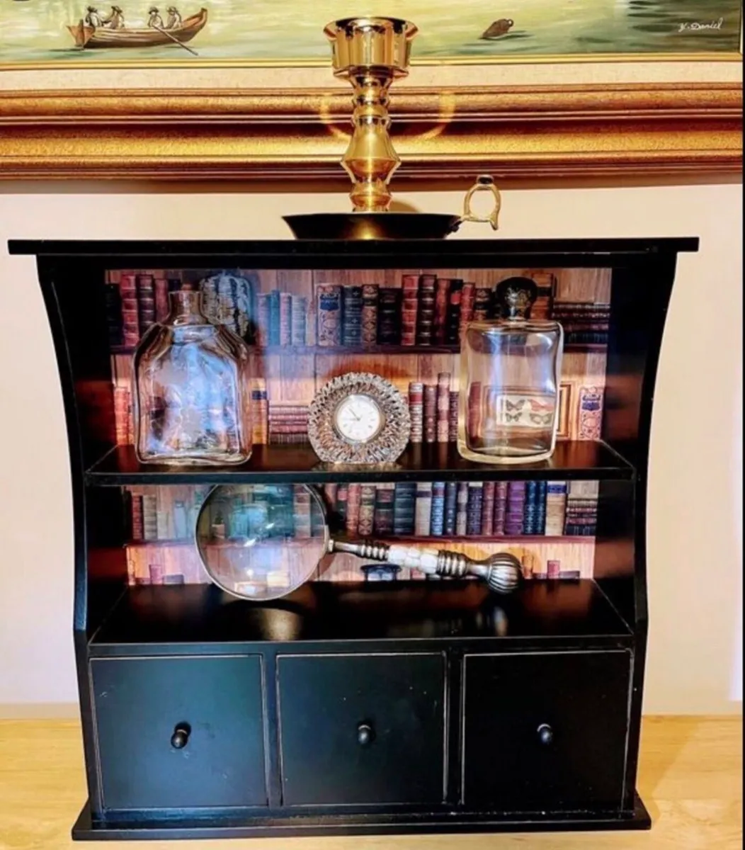 Vintage style wall hanging unit - Image 2