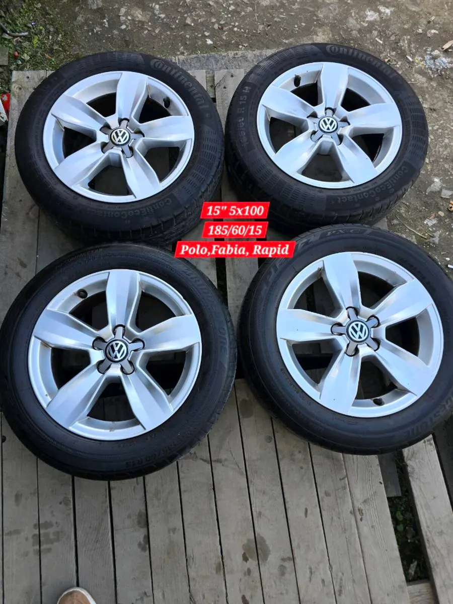 Alloys for Sale 5x100,Polo,Rapid,Fabia,Ibiza - Image 2