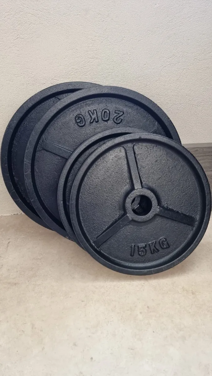 Cast Iron Weight Plate Discs – 15kg & 20kg Pair Se
