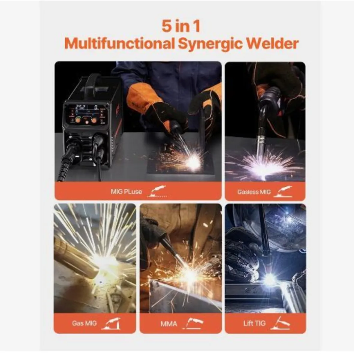 Pro MIG Welder, 250Amp Pluse Mig Welding - Image 2