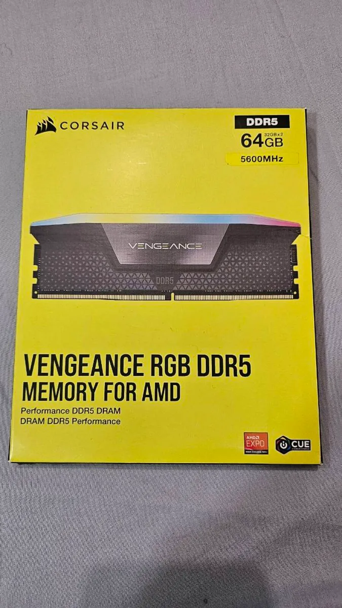 Corsair DDR5 RAM AMD 64 GB 32×2 5600MHz - Image 1