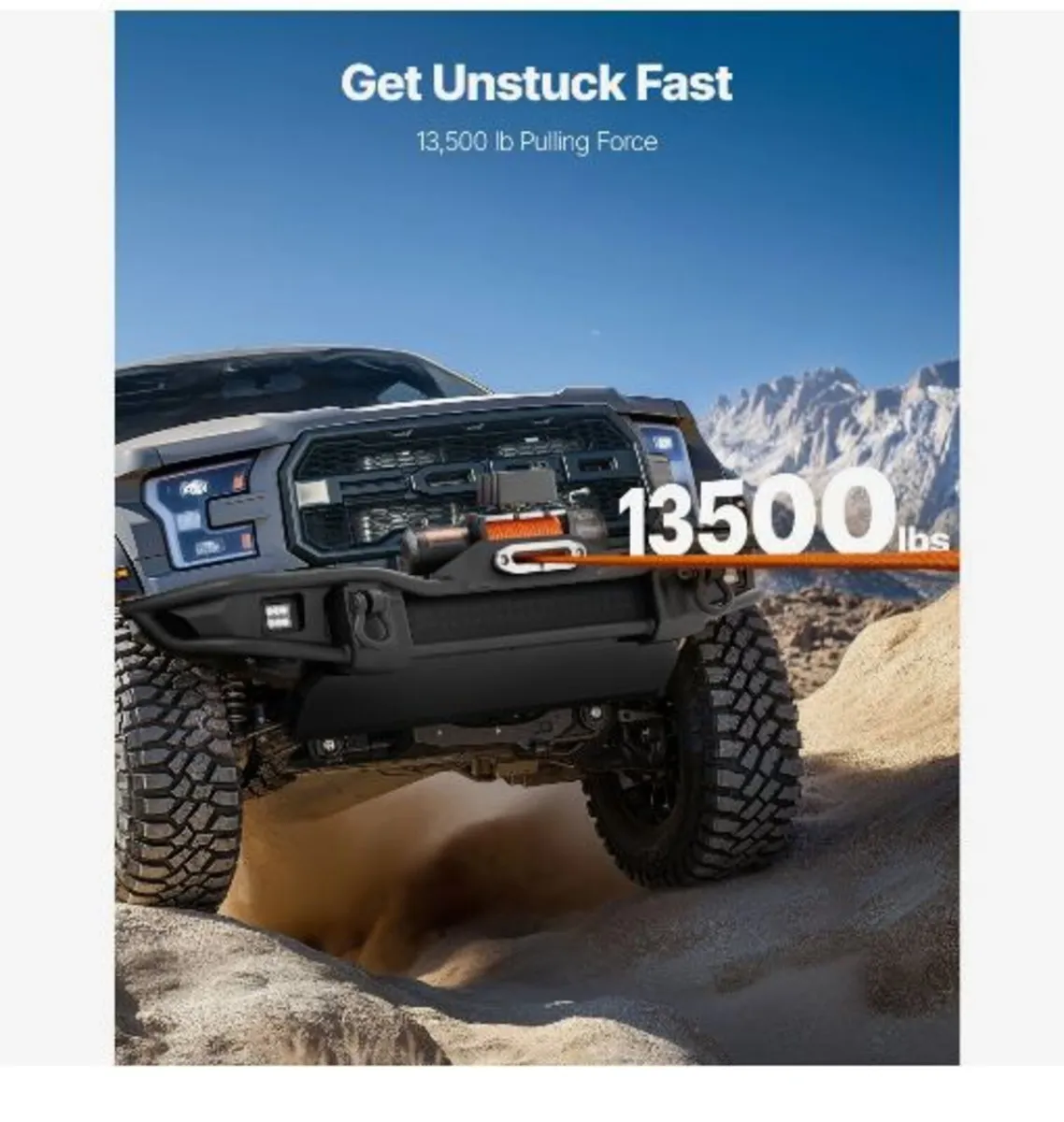 Electric Winch, 6100 kg Load Capacity - Image 2