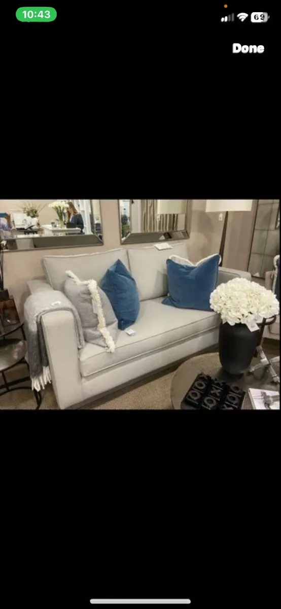 Bespoke  2 Seater sofa by  Sarah Louise Interiors. - Image 1