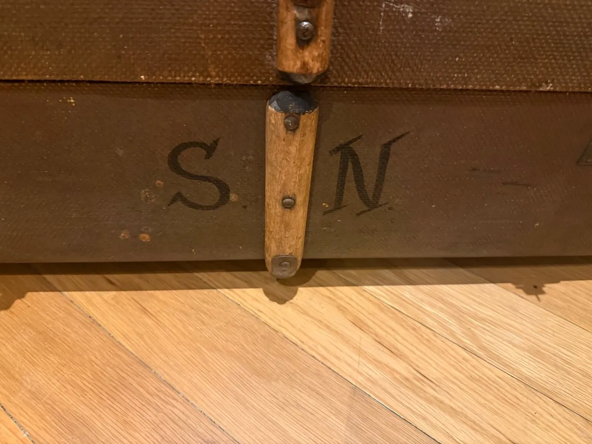 Antique Travel Trunk/Storage Chest - Image 2