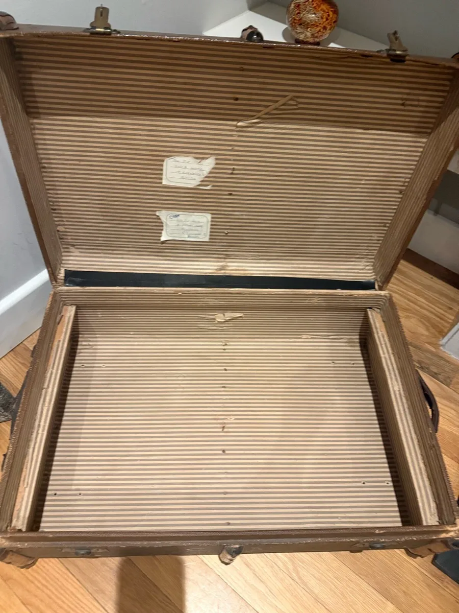 Antique Travel Trunk/Storage Chest - Image 4