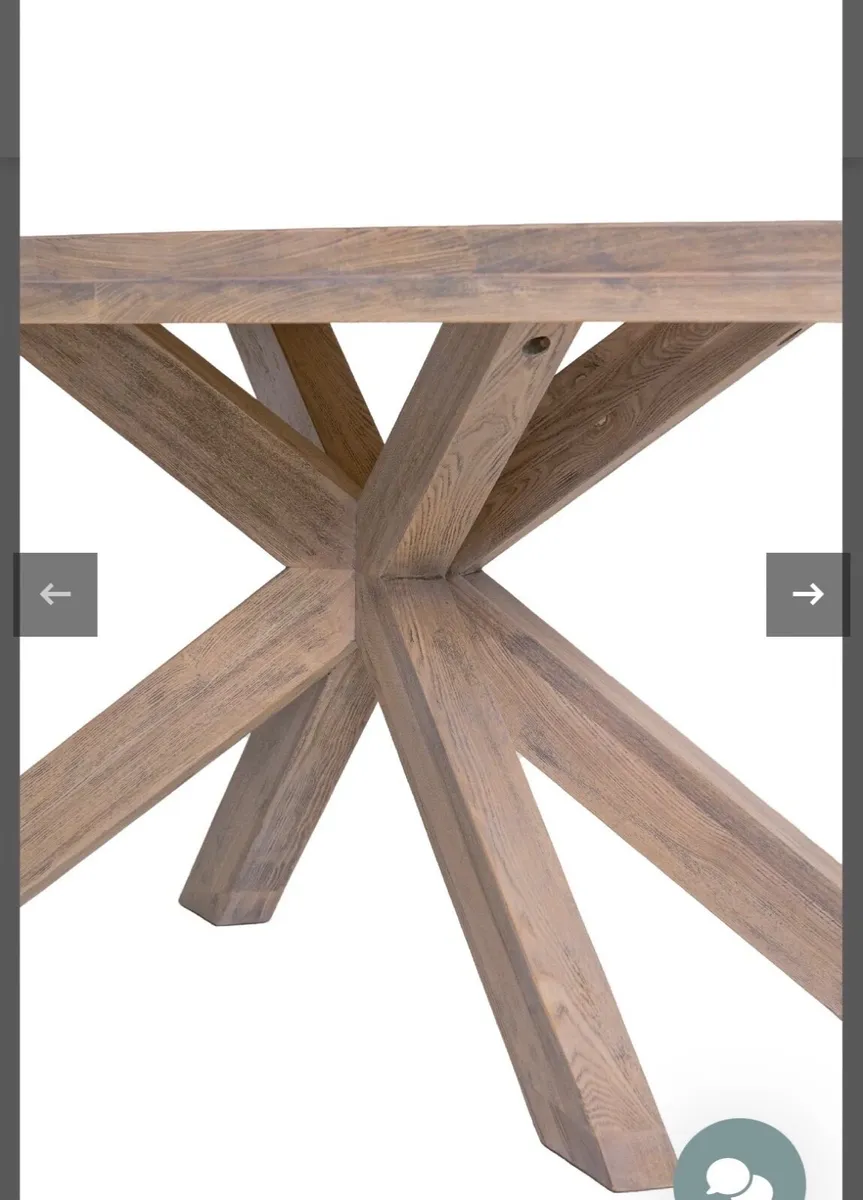 Falun Oval Dining Table in Smoked Oak - Image 2