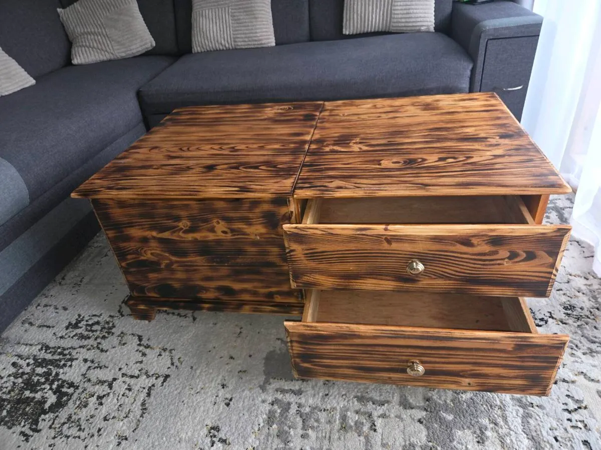 Coffee table with storage - Image 4