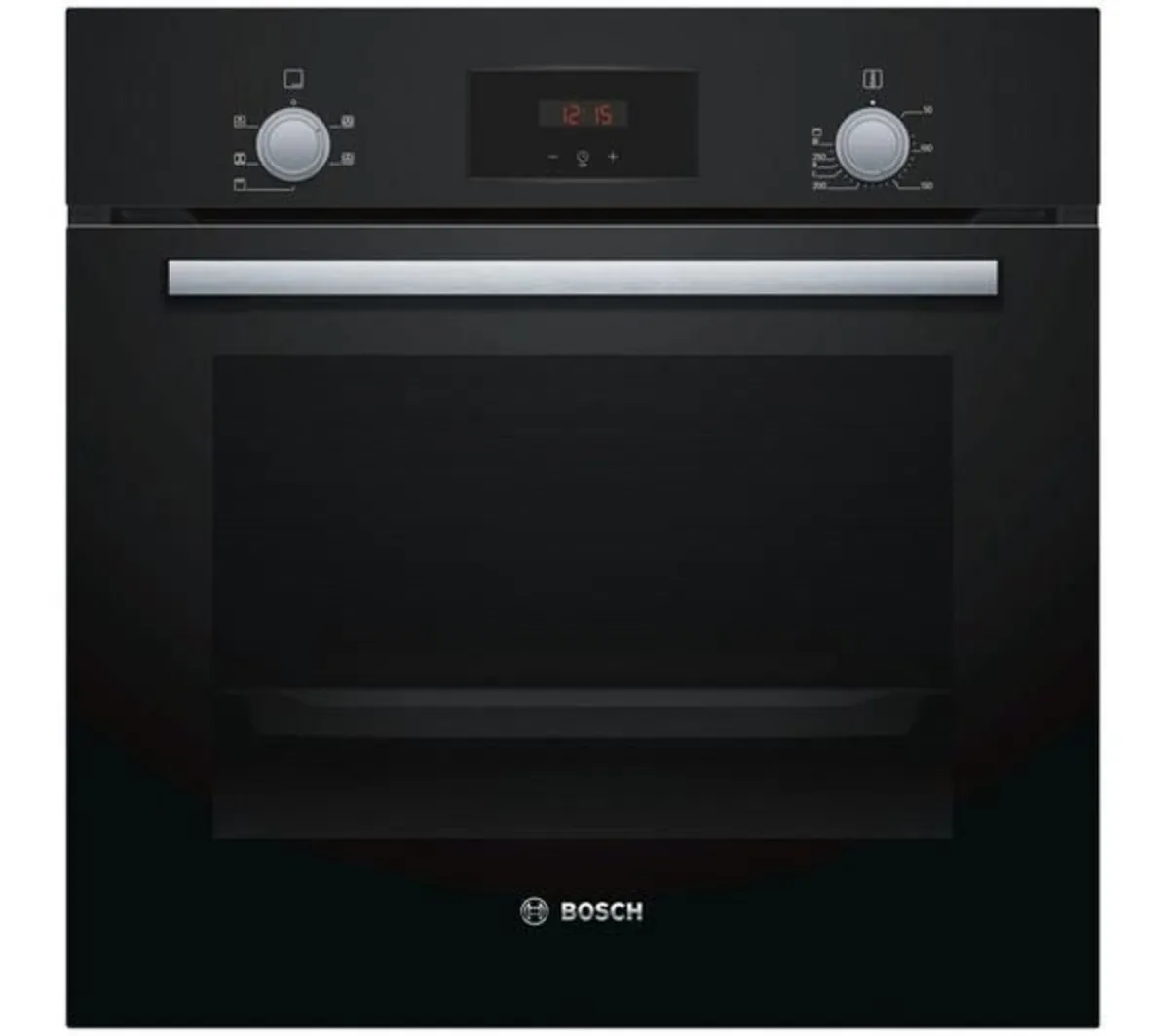 Bosch Serie 2 Built In Black Single Oven like new - Image 1