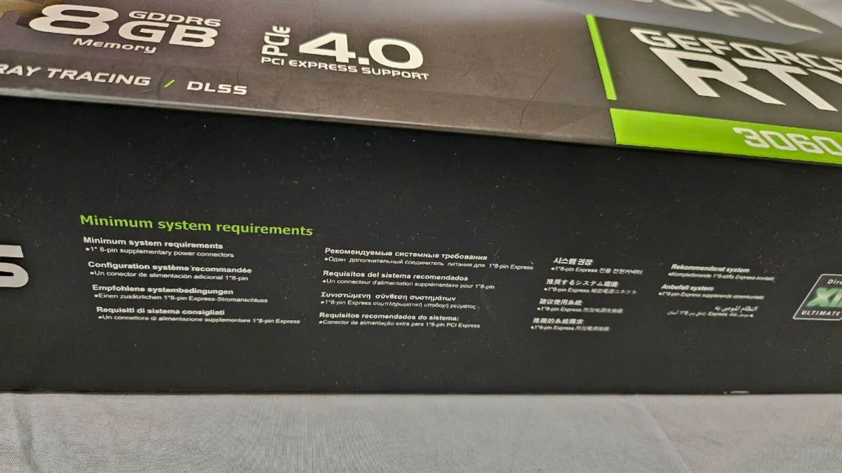 Graphic Card Asus GE RTX 3060 Ti 8 GB OC DDR6 - Image 2