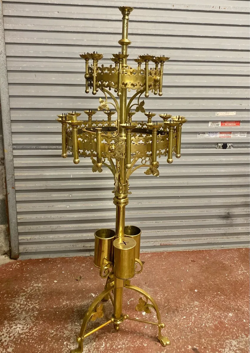 Brass Candelabra - Image 1