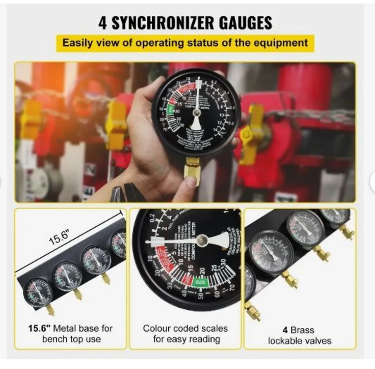 Fuel Vacuum Carburetor Synchronize Tool Kit - Image 2