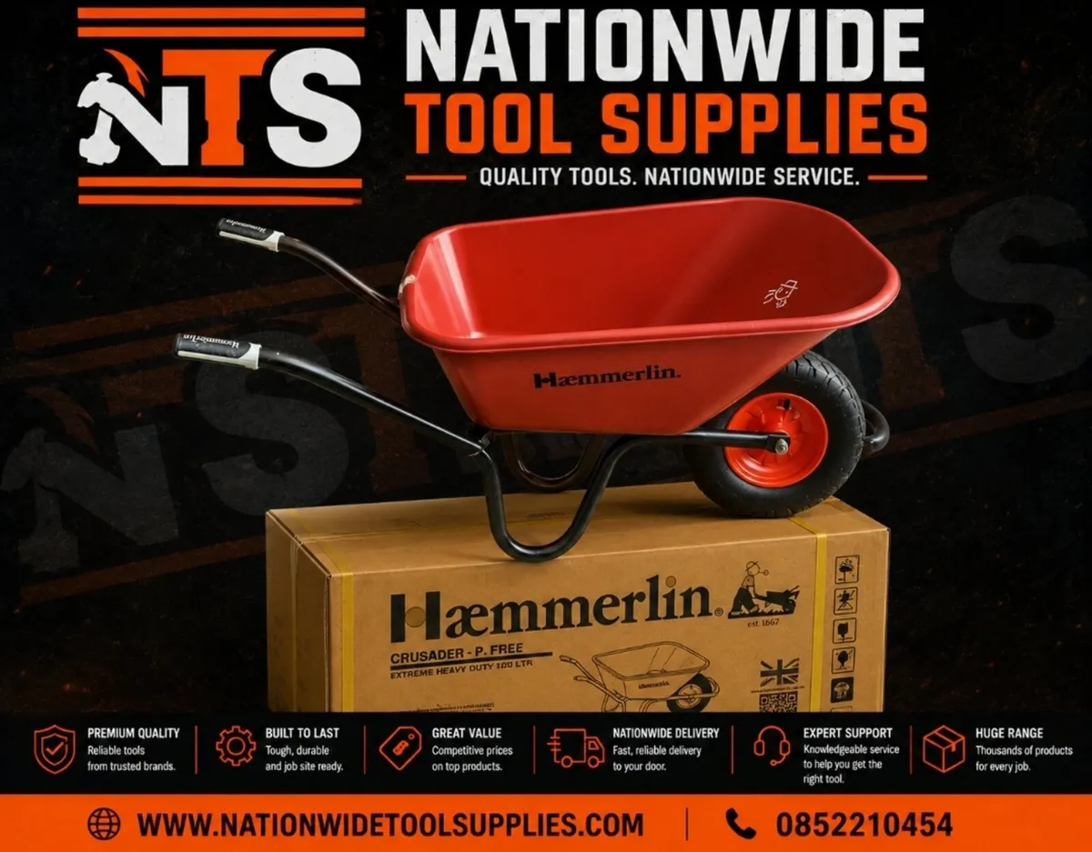 Haemmerlin wheelbarrow
120litre - Image 1