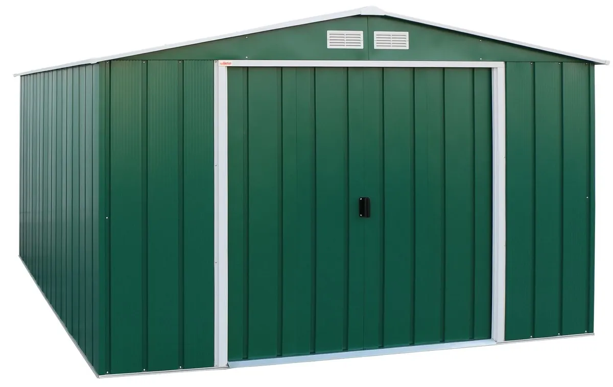 🏡 10x12 Steel Green Garden Shed –|Sale Today! - Image 3