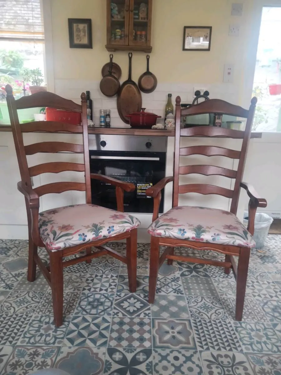 Two Carver Chairs - Image 1