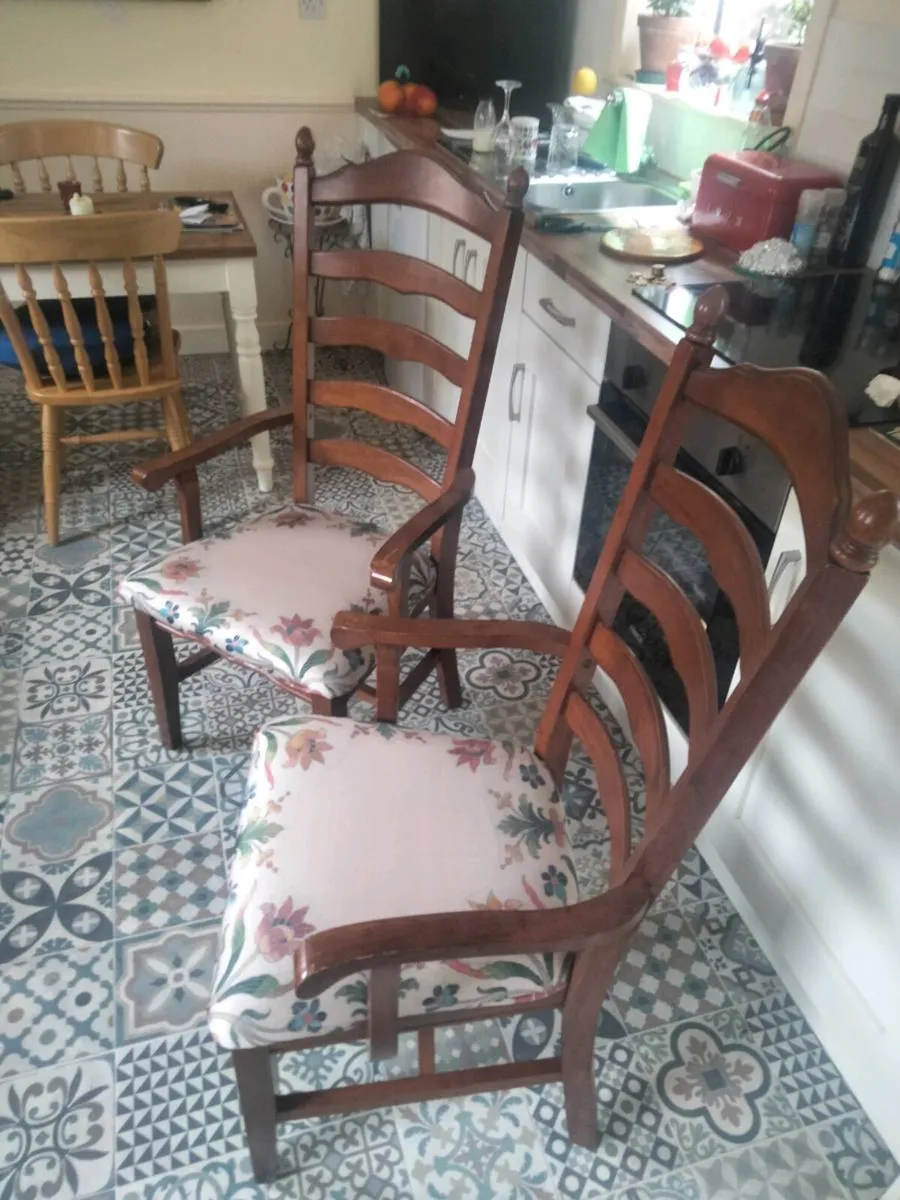 Two Carver Chairs - Image 3