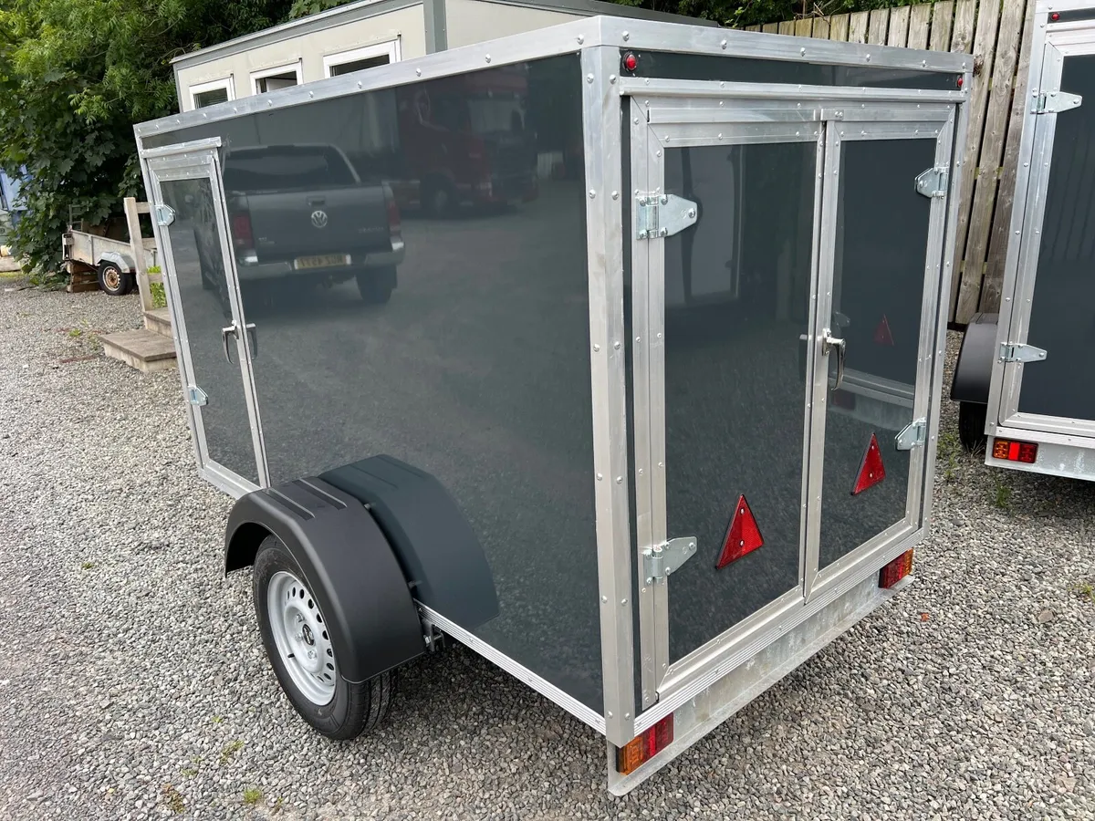7ft x 4ft x 4ft Box Trailer, Tow a Van - Image 1