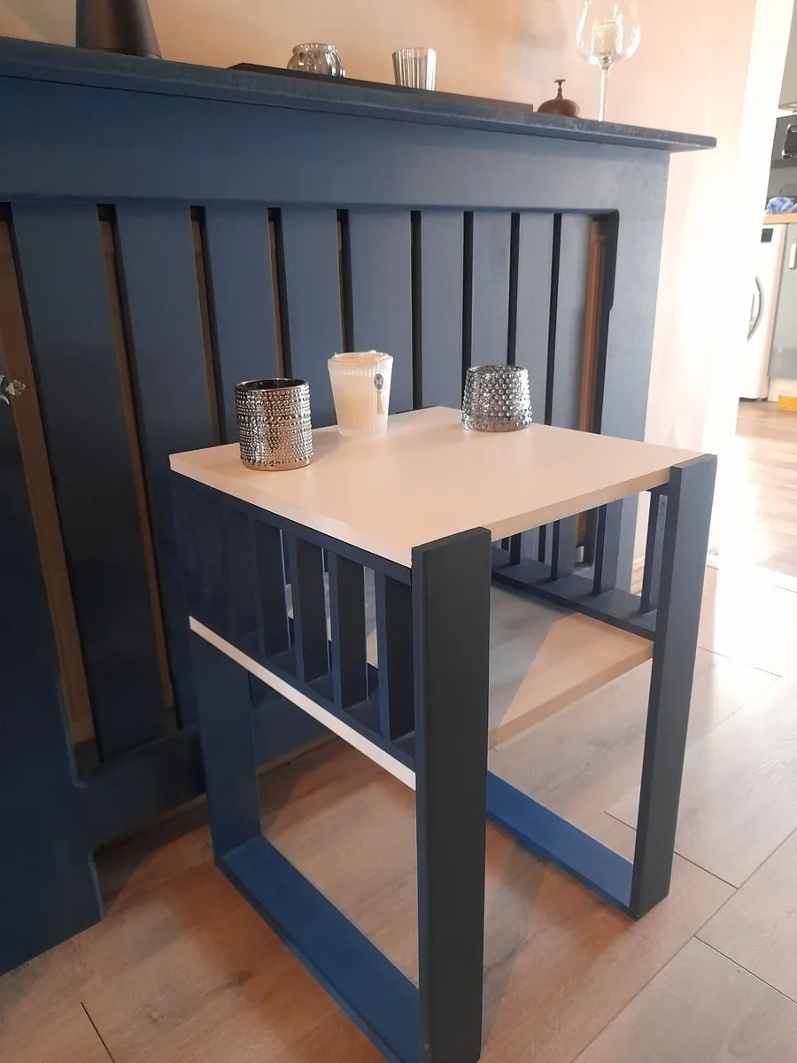 Bespoke Solid Mahogany Side Table – Handcrafted - Image 2