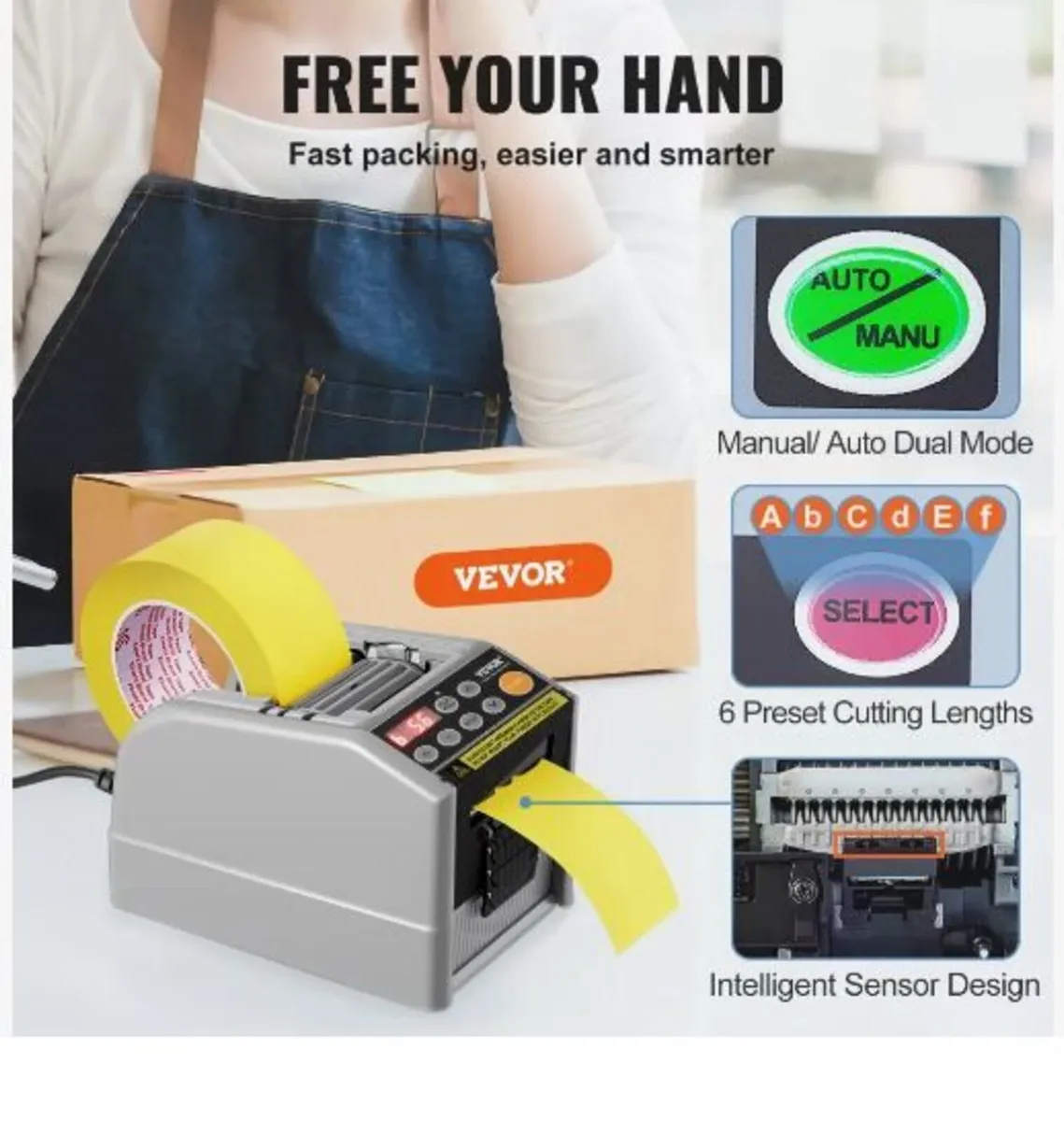 Zcut-9 Automatic Tape Dispenser Adhesive - Image 1