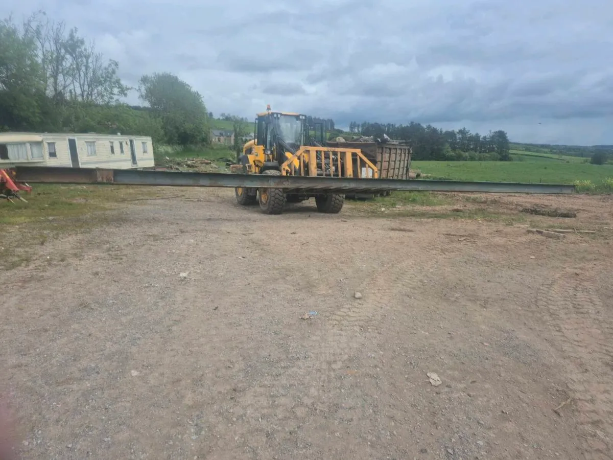 60 foot steel beams - Image 1