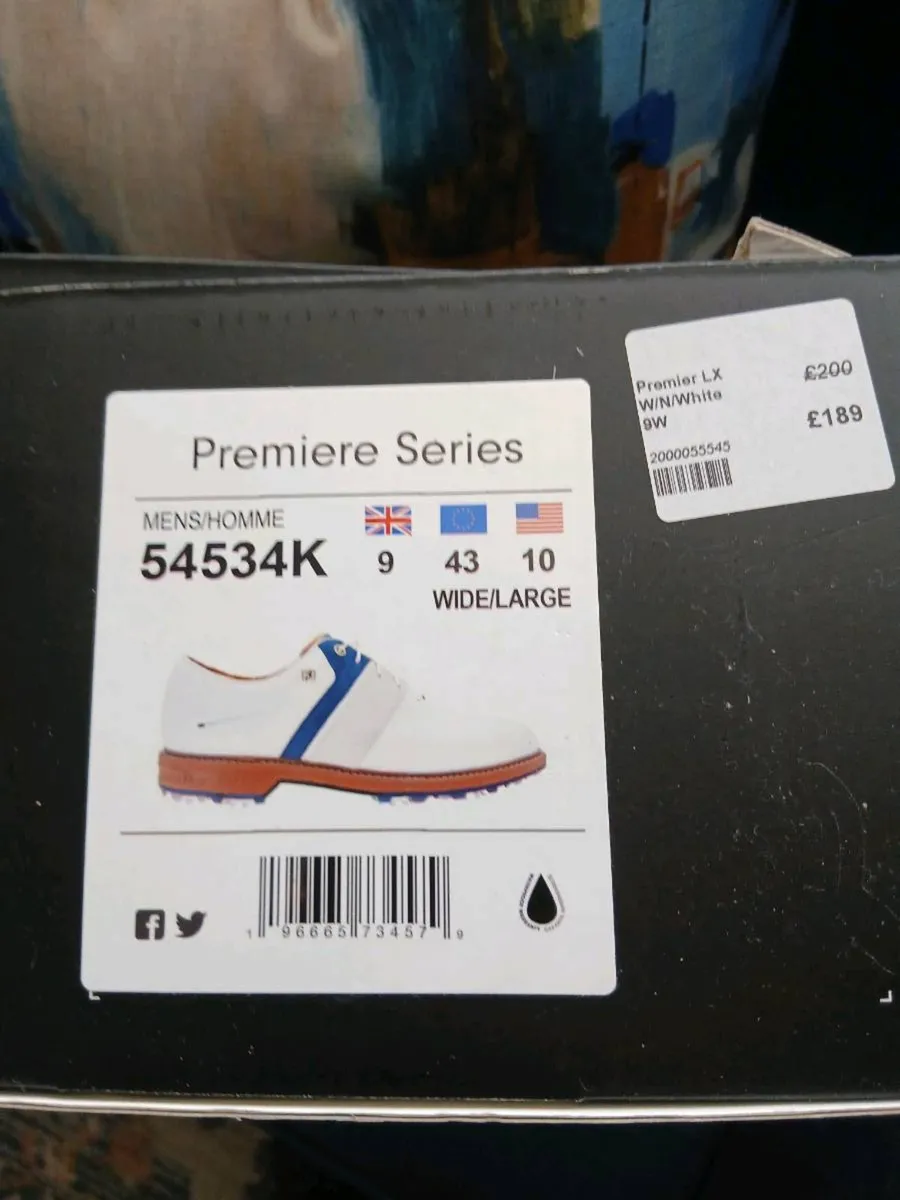 Footjoy premier golf shoes - Image 1