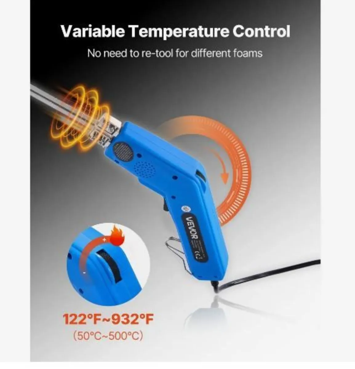 Hot Knife Foam Cutter, 200W Electric Foam - Image 2