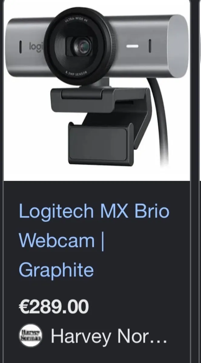 Logitech MX Brio Webcam - Image 3