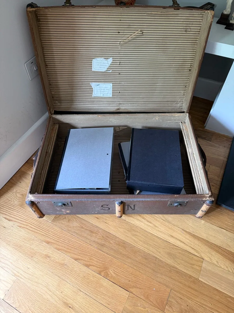 2 Antique Travel Trunks/Storage Chest - Image 4