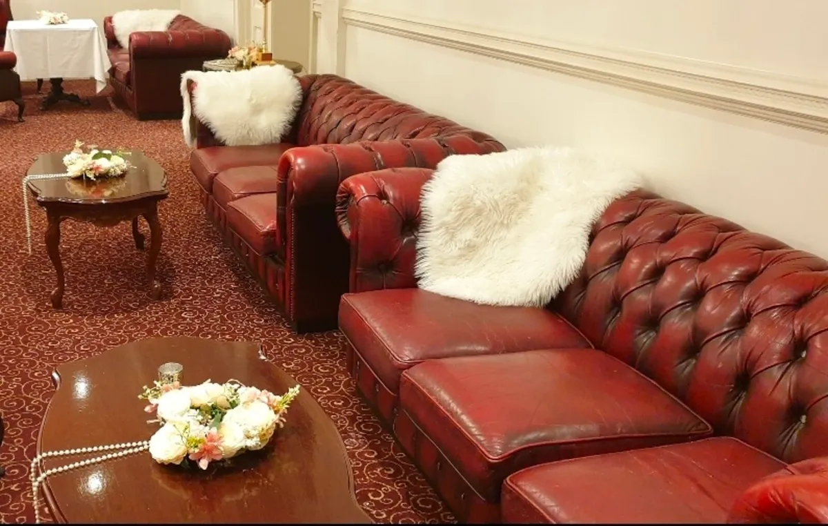 Vintage Chesterfield real leather