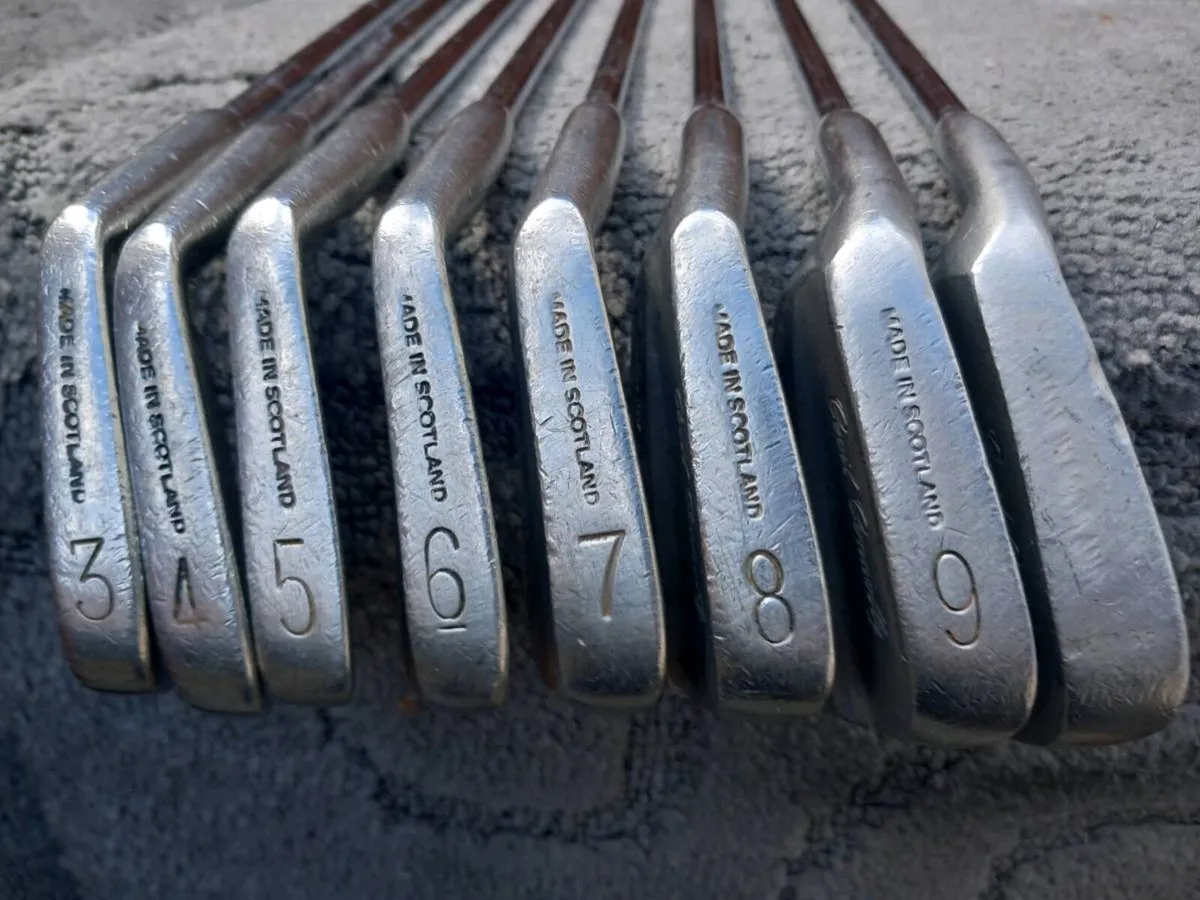 Vintage Celtic Connolly M-K golf irons. - Image 4
