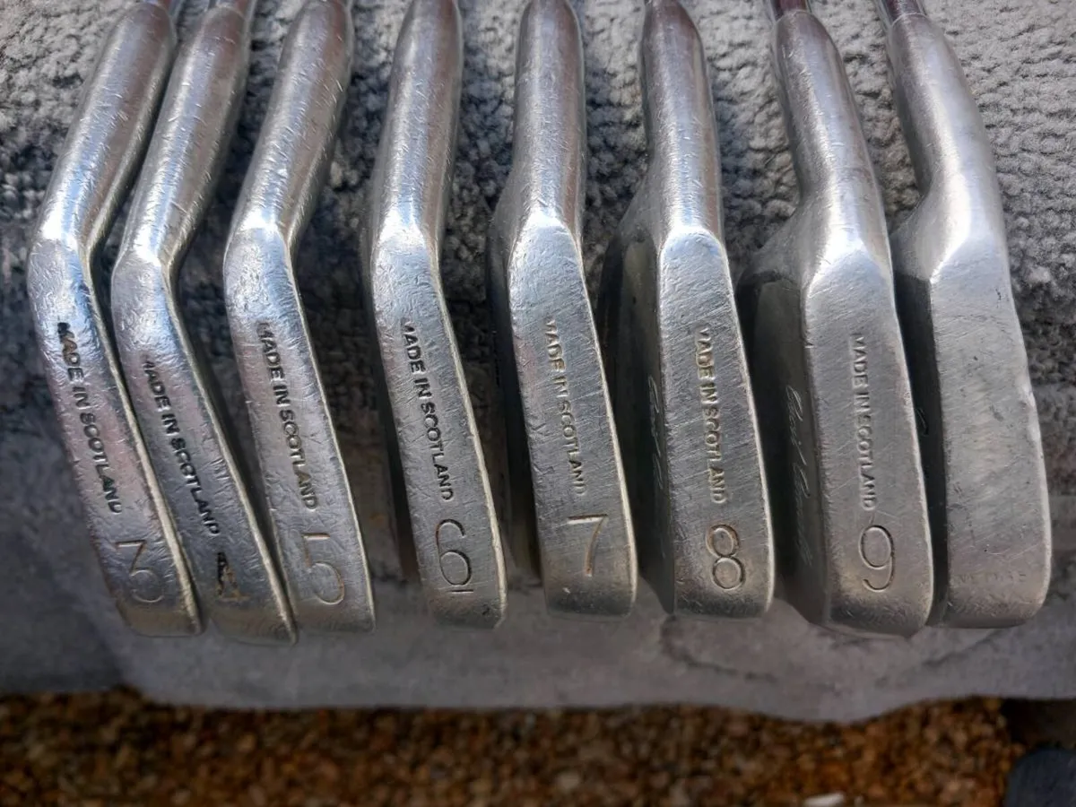 Vintage Celtic Connolly M-K golf irons. - Image 1