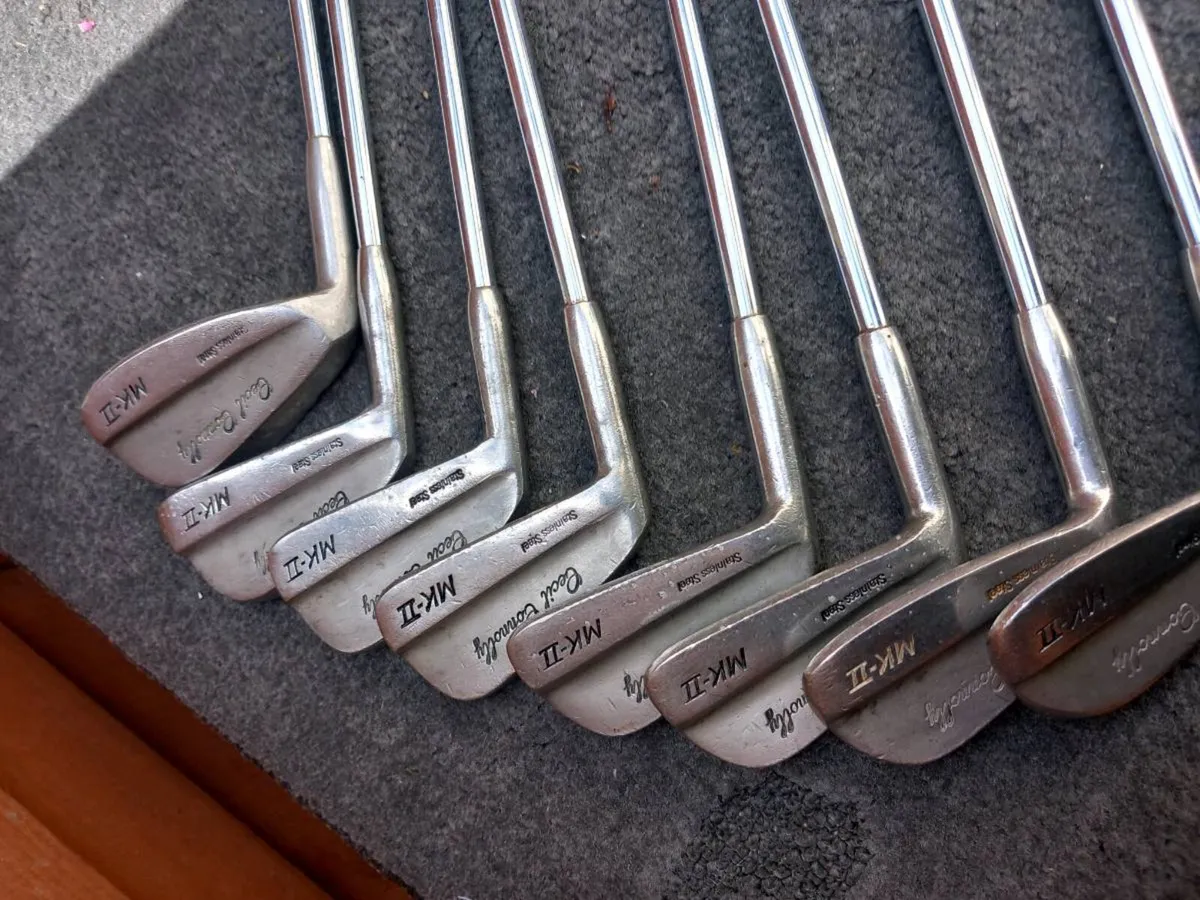 Vintage Celtic Connolly M-K golf irons. - Image 3