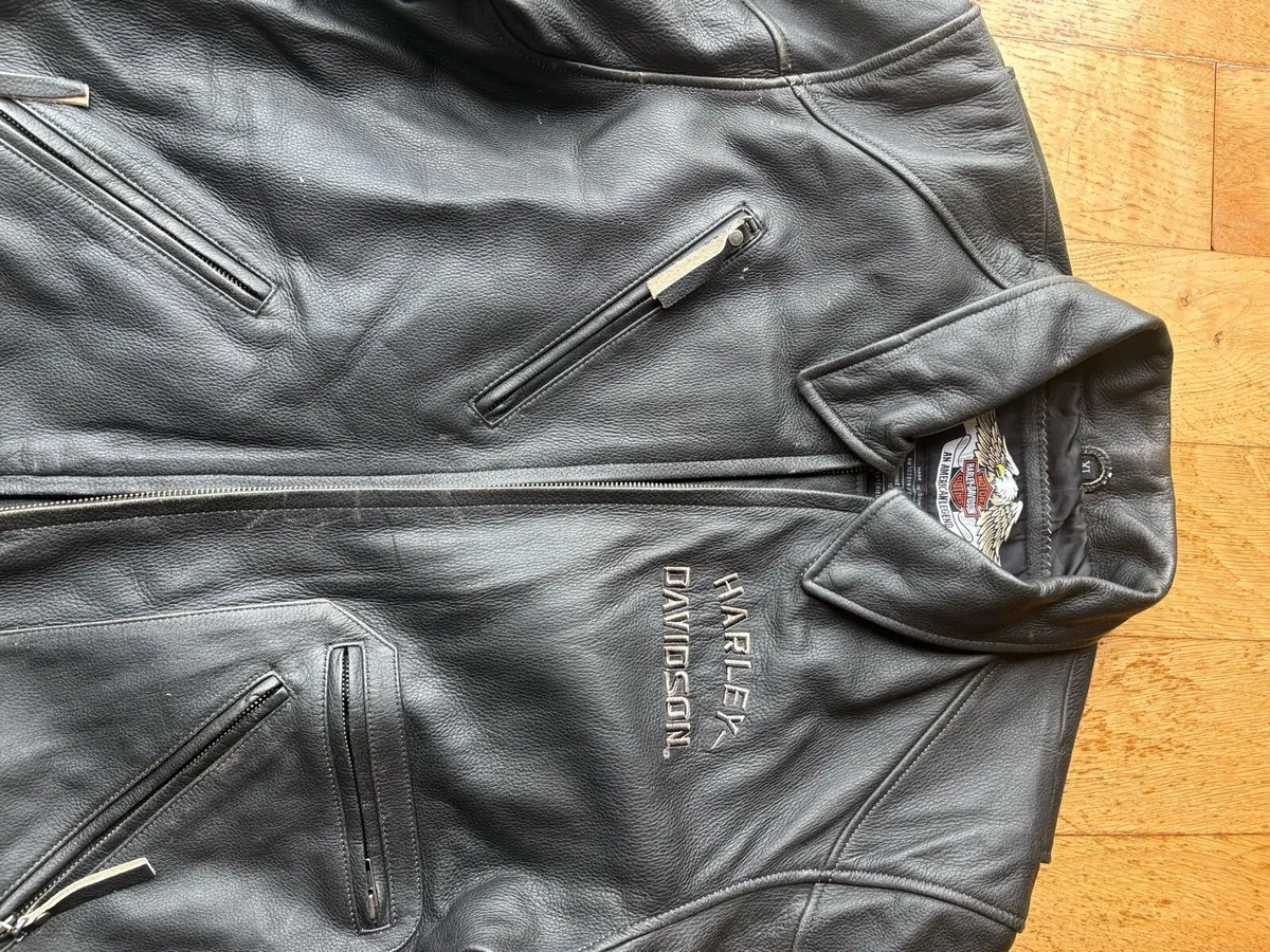 Harley Davidson leather jacket - Image 2