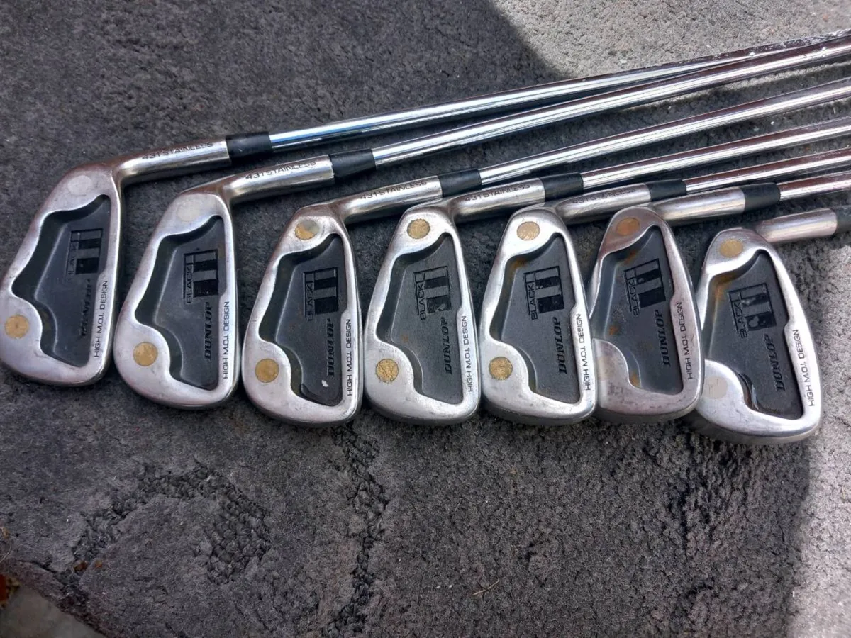 Dunlop golf irons.  Right handed clubs. - Image 2