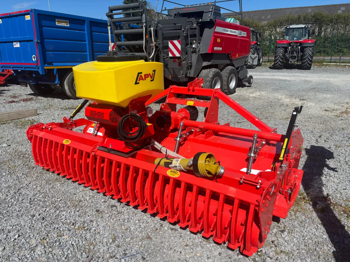 Maschio Rotavator and APV seeder - Image 2