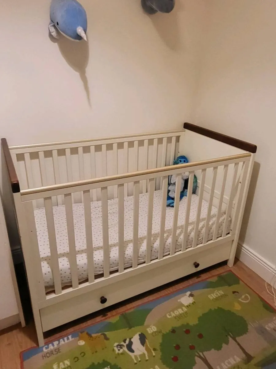 Cot Bed and Matching Wardrobe - Image 1