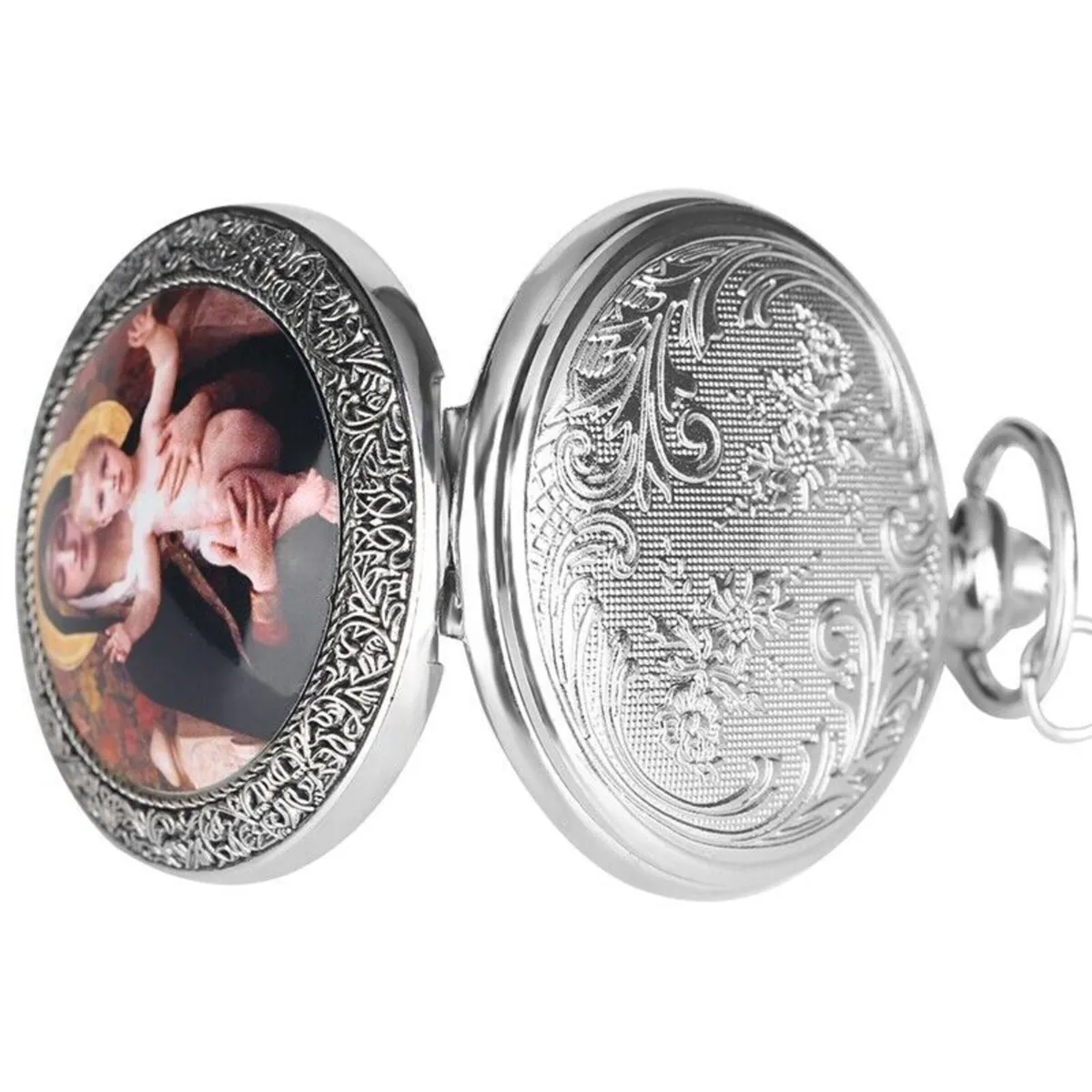 Pocket Watch, Mother And Child, Free Post - Image 3