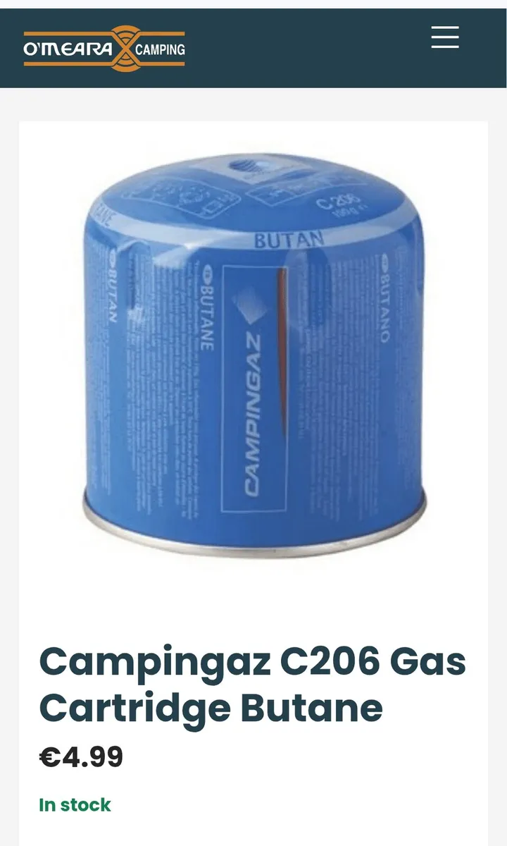 Camping gas cylinders - Image 1