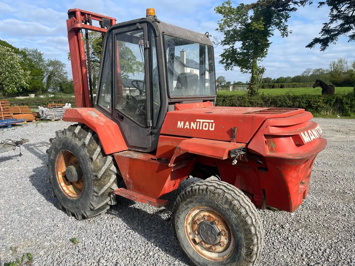 Manitou Rough Terrain Forklift - Image 3