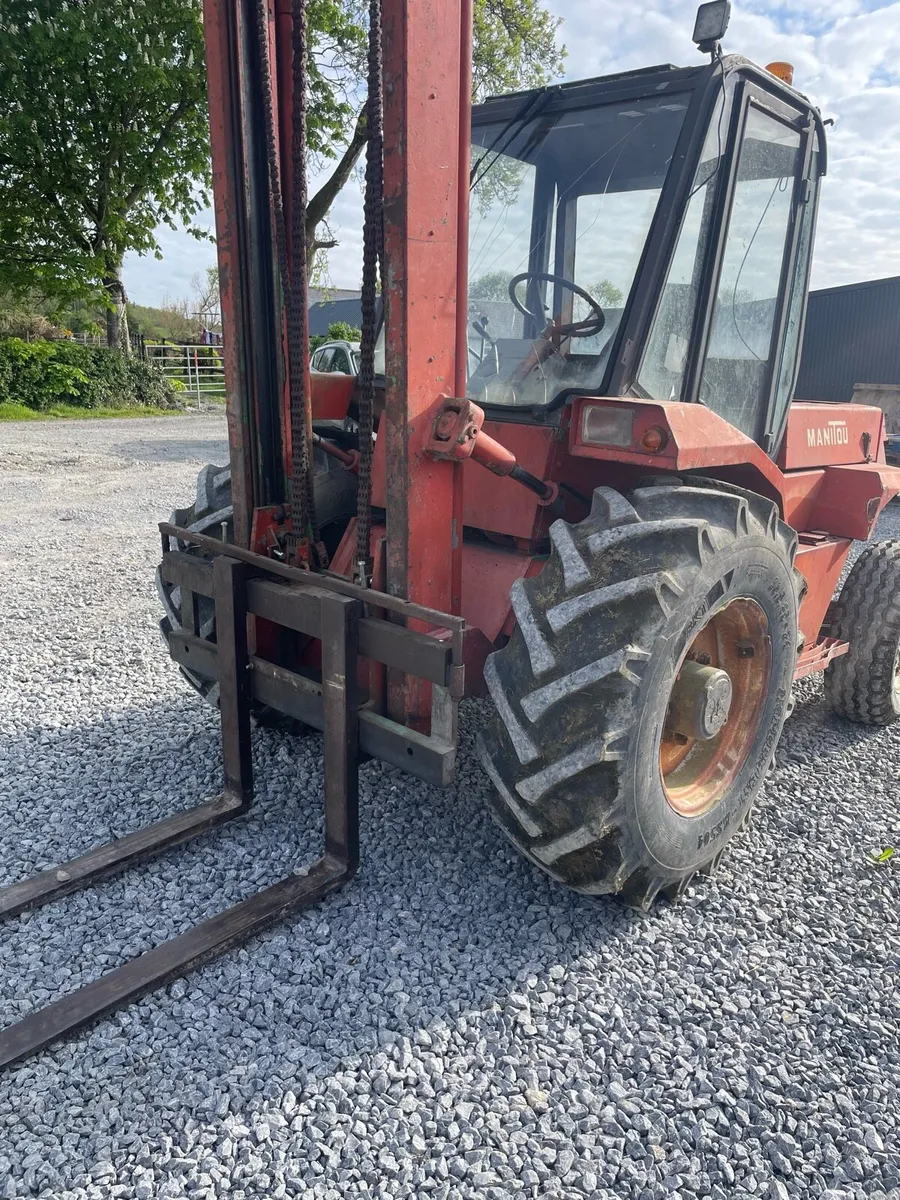 Manitou Rough Terrain Forklift - Image 4