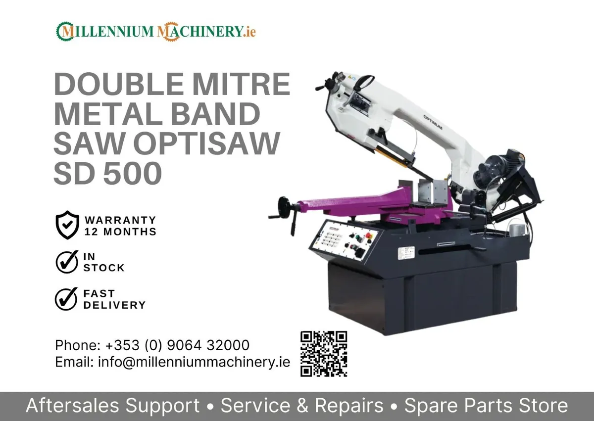 Double Mitre Bandsaw - Optimum Optisaw SD 500 - Image 1