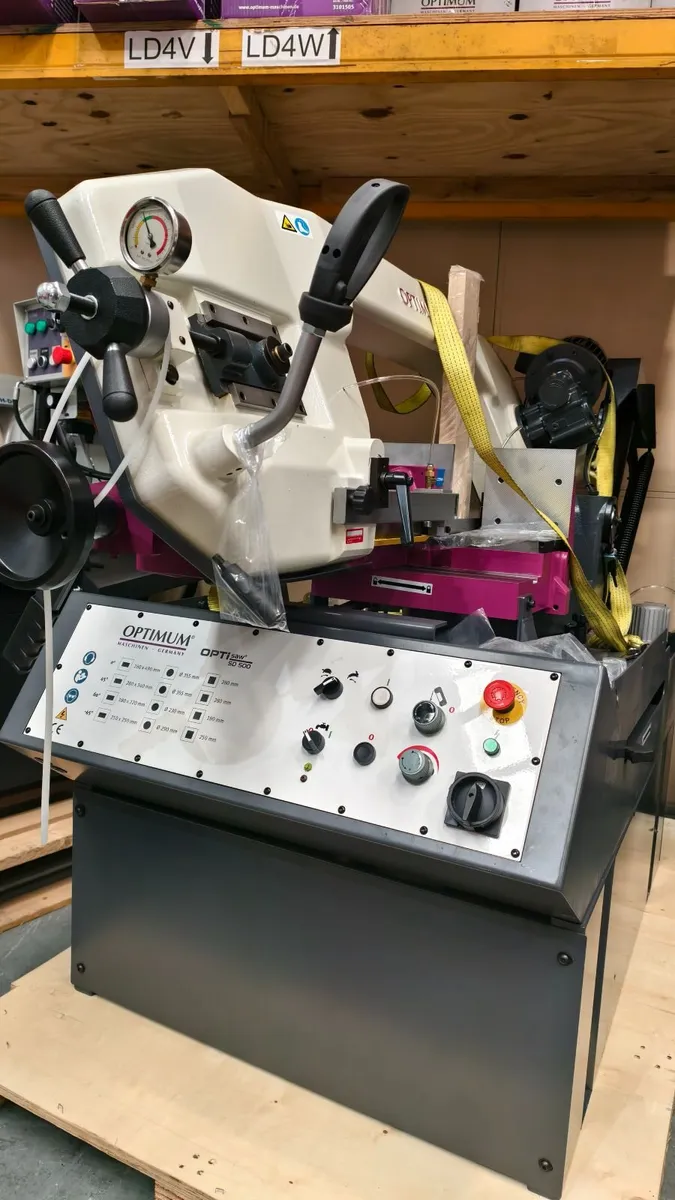 Double Mitre Bandsaw - Optimum Optisaw SD 500 - Image 2