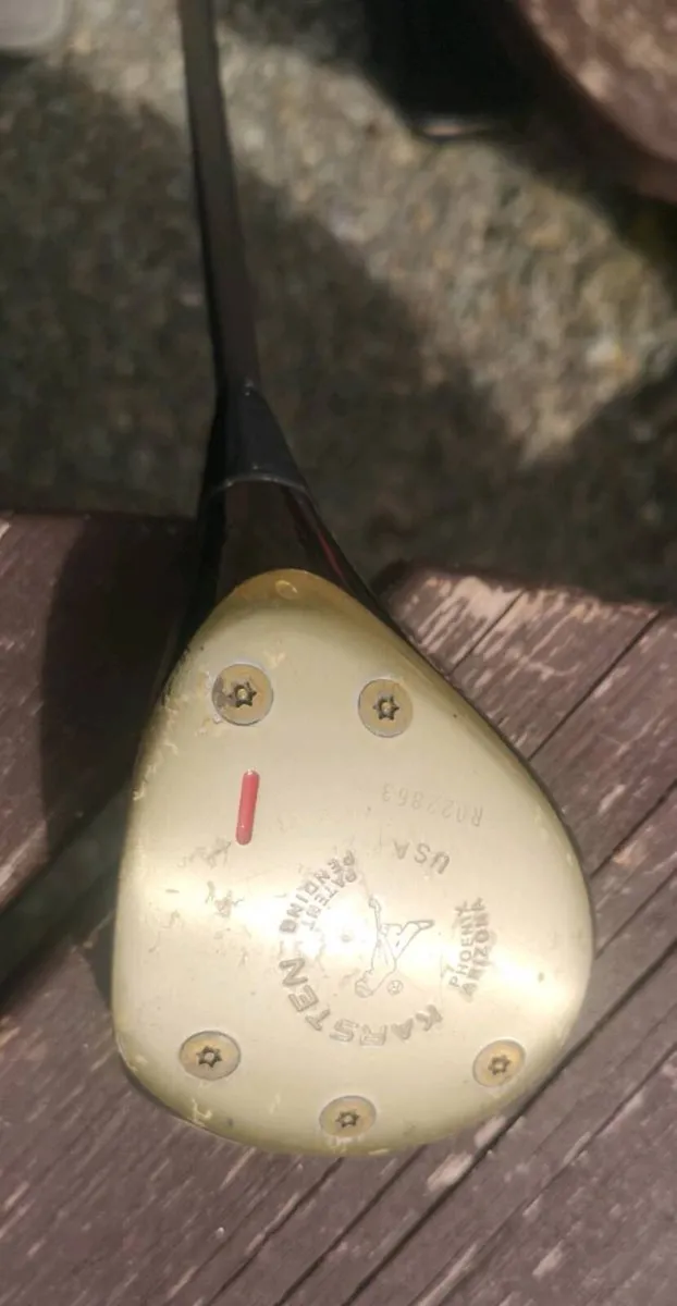 Vintage Ping Zing Black Wooden ladies driver - Image 1