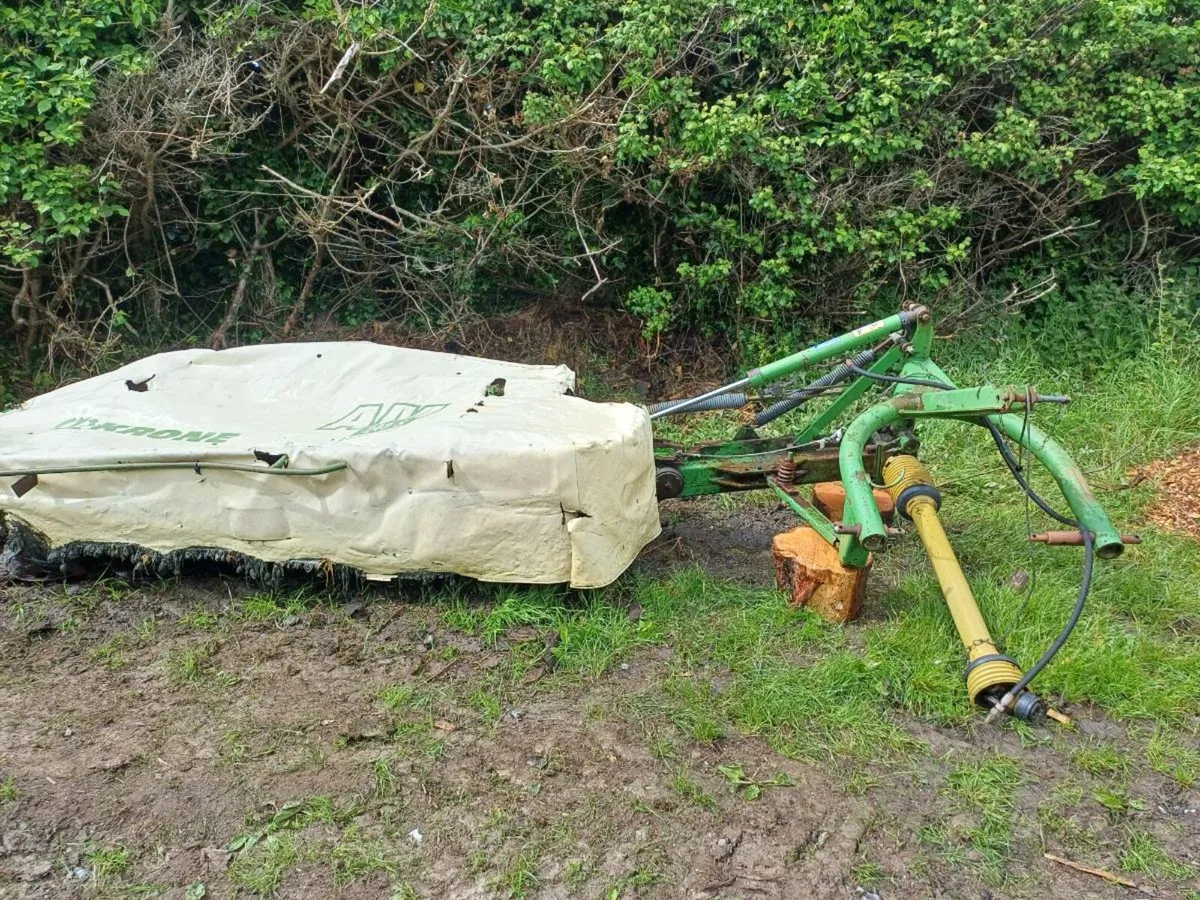 KRONE disk mower. - Image 1