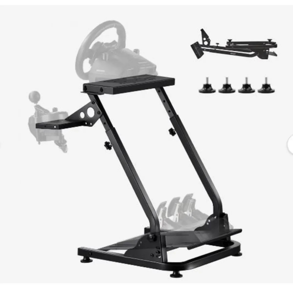 Racing Wheel Stand, Adjustable & Foldable - Image 1