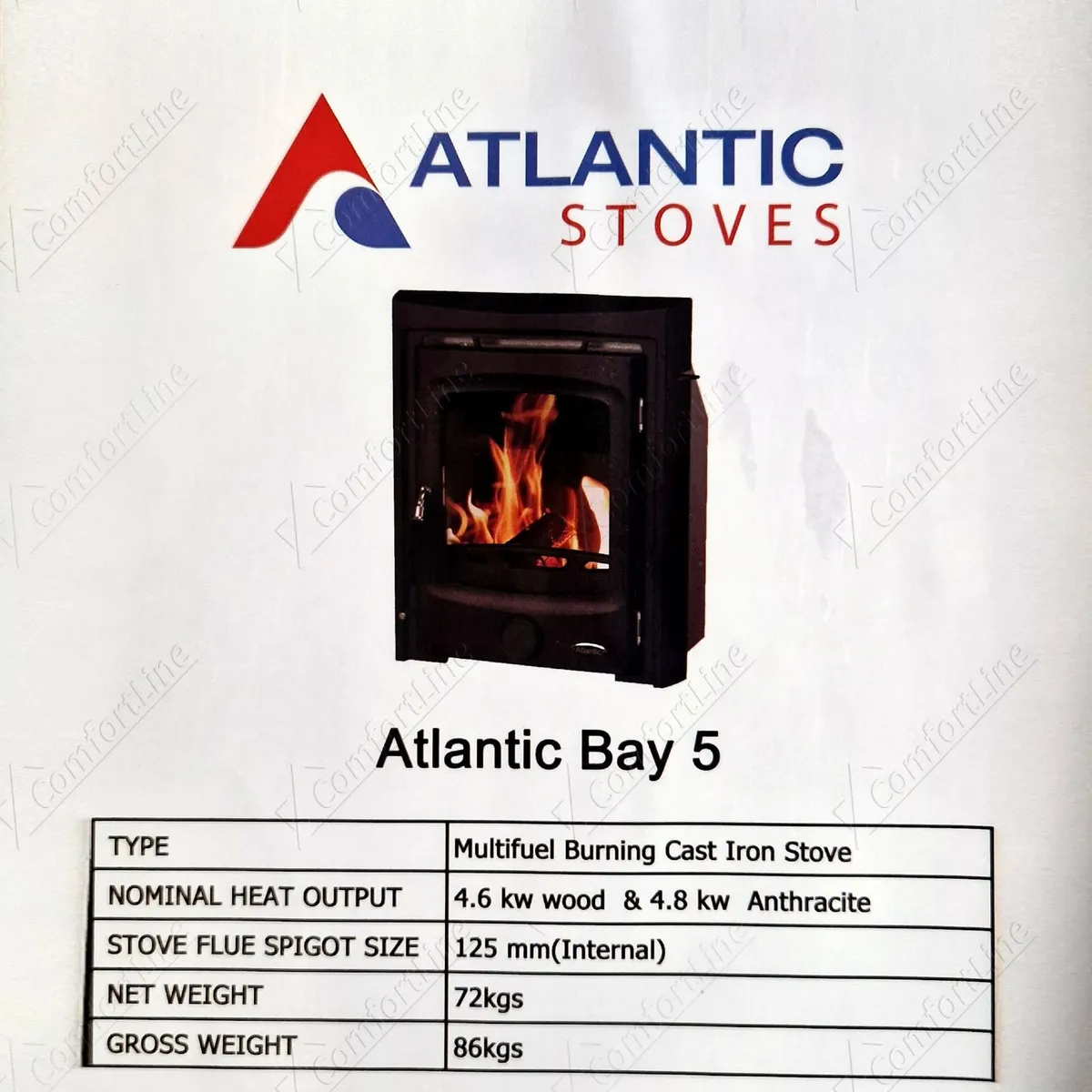 Atlantic Bay 5 kw stove - Image 3