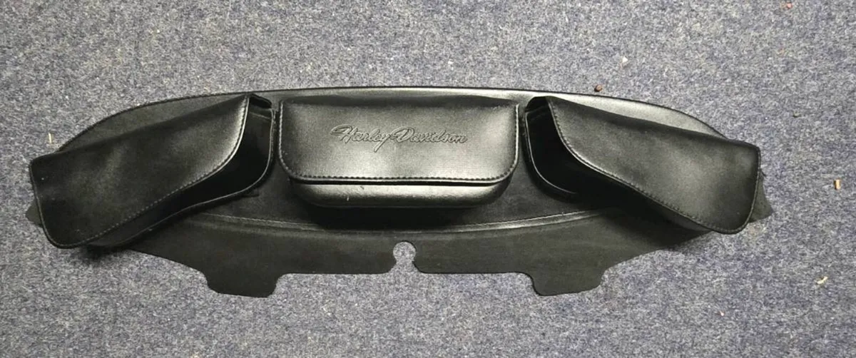 Harley Davidson Three-Pocket Batwing Fairing Pouch - Image 3